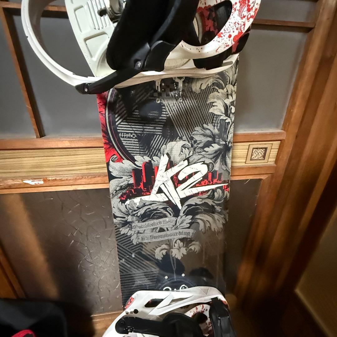 【美品】K2 スノーボード　ビンディング　セット　ケース付き