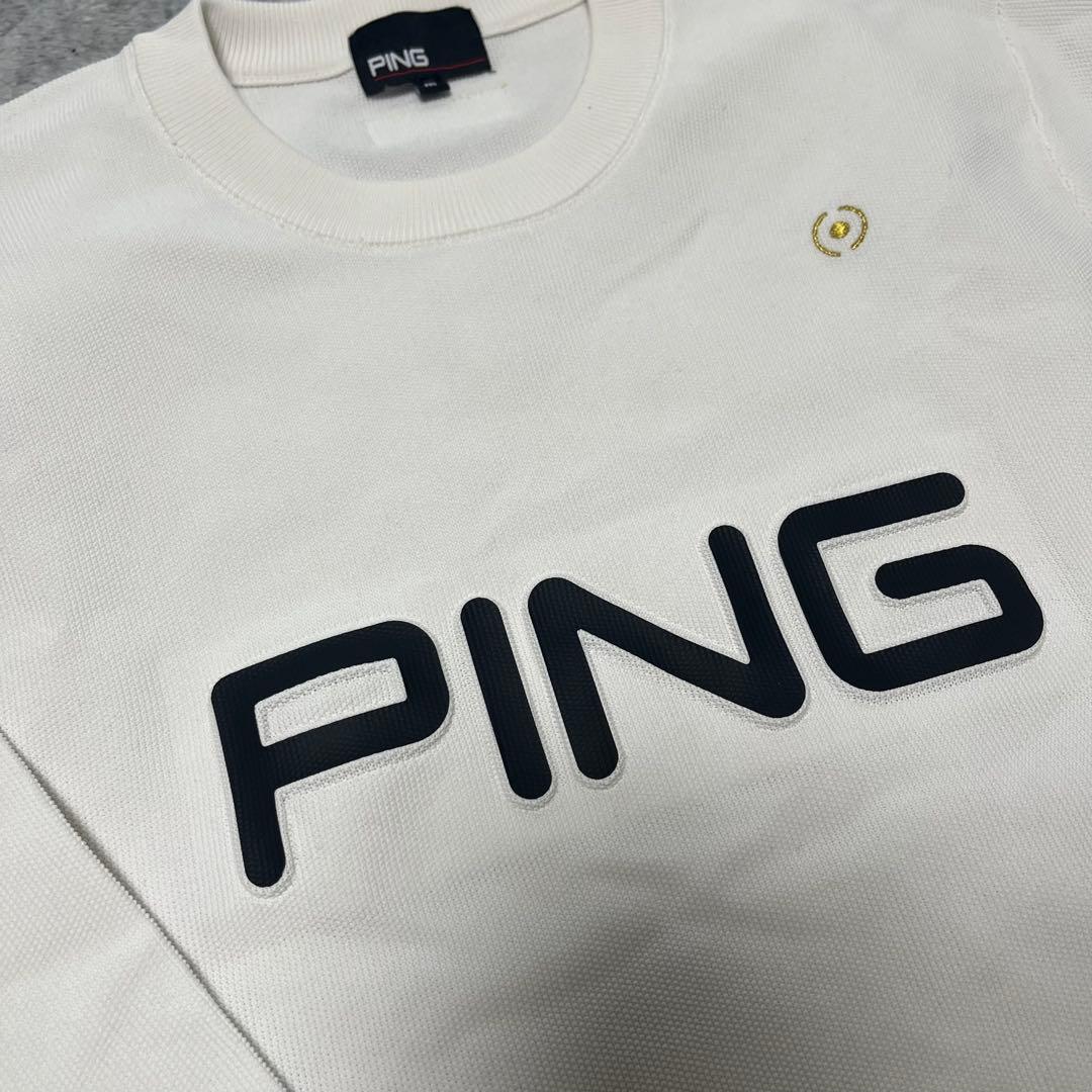 PING/ゴルフウェア/メンズ/GOLDLINE/ホワイト/M size