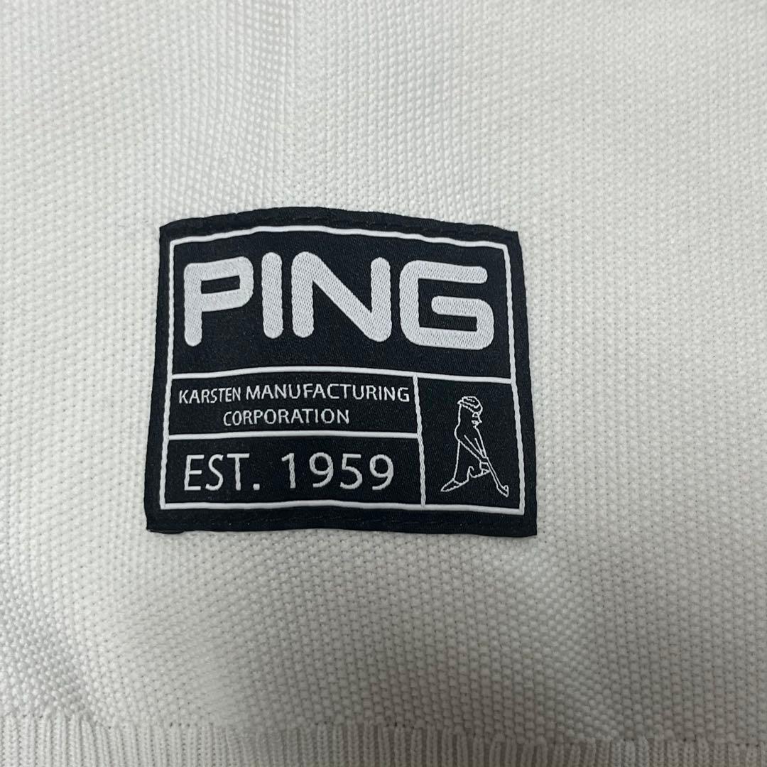 PING/ゴルフウェア/メンズ/GOLDLINE/ホワイト/M size