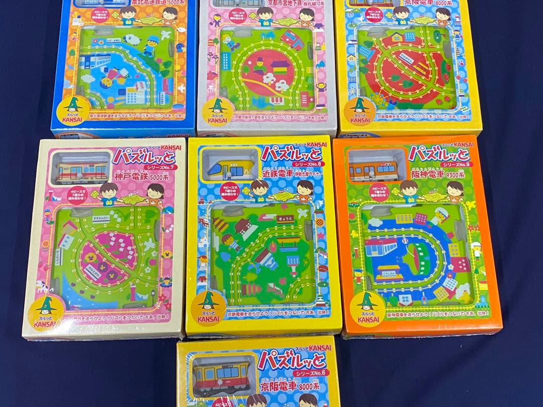 スルッとKANSAI パズルッと　ハローキティのでんひゃパズル　まとめ売り