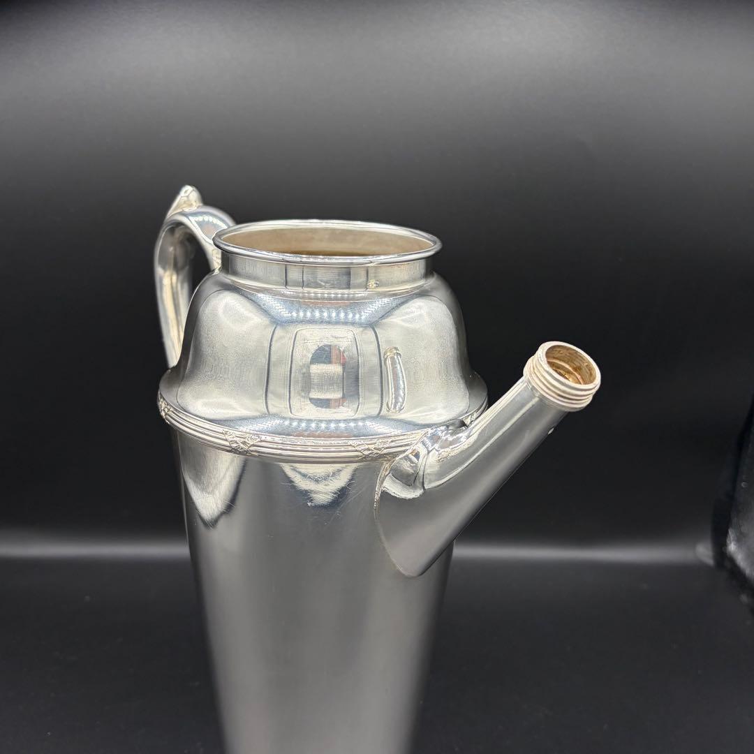 ビンテージ【ウィリアムロジャース】カクテルシェーカー・純銀プレート