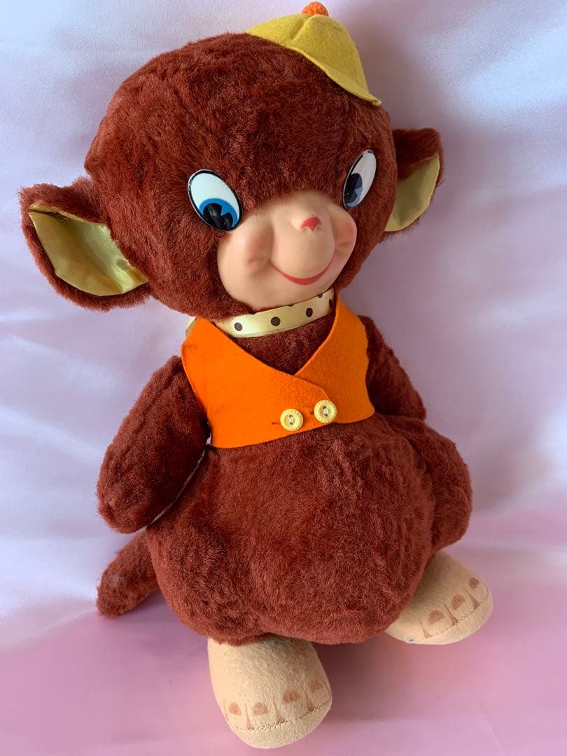 ビンテージドール　ラバーフェイス　モンキー　さる　サル　レトロ　猿　ラバードール