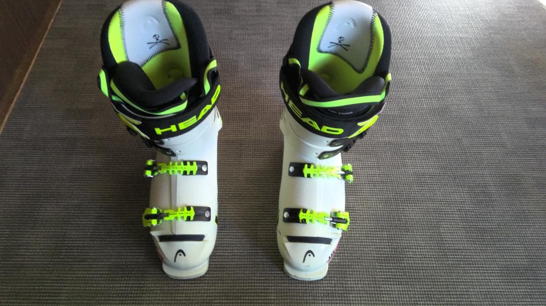 HEAD スキー用ブーツ ホワイト/イエロー