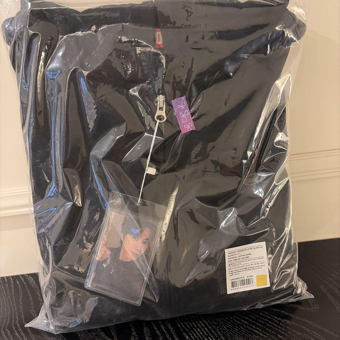 【新品】東方神起 ユノ パーカー フーディ ブラック