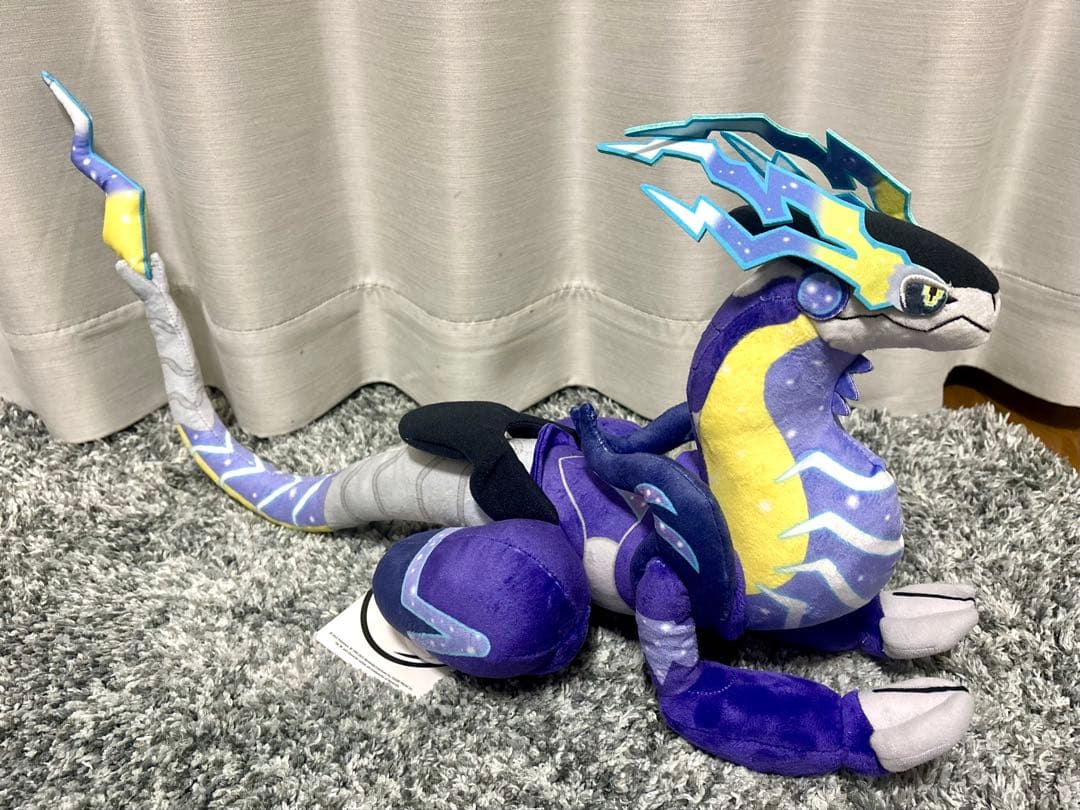 ポケモンセンター　ぬいぐるみ　タグ付き　ミライドン　コライドン