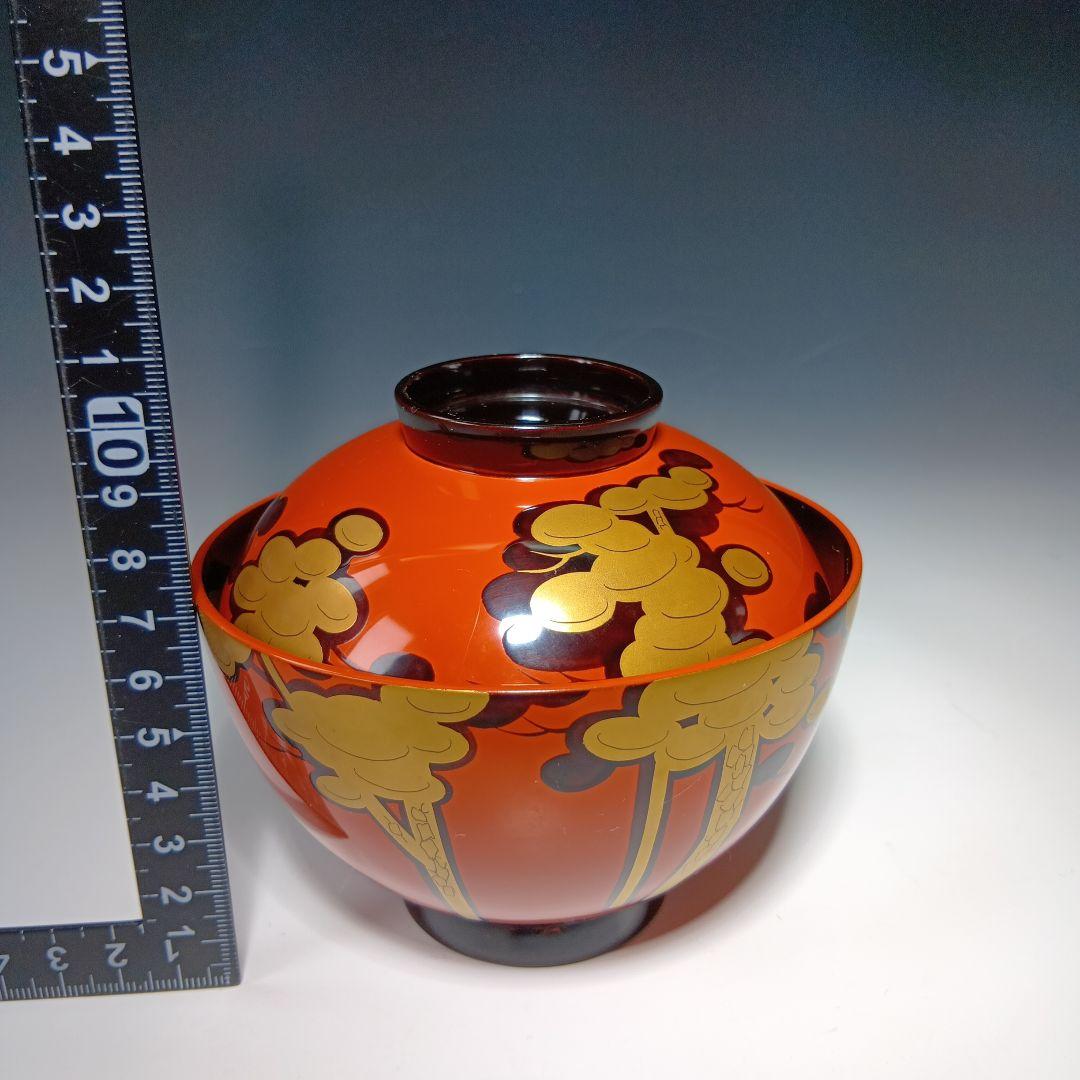 最終値下げ時代物　輪島塗　吸物椀10客　共箱