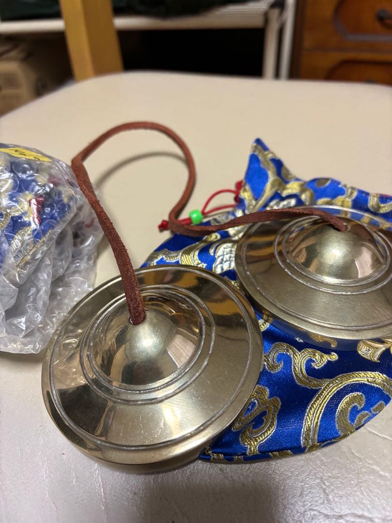 ティンシャ　チベタンベル隕石鉄製　ＬＬサイズ