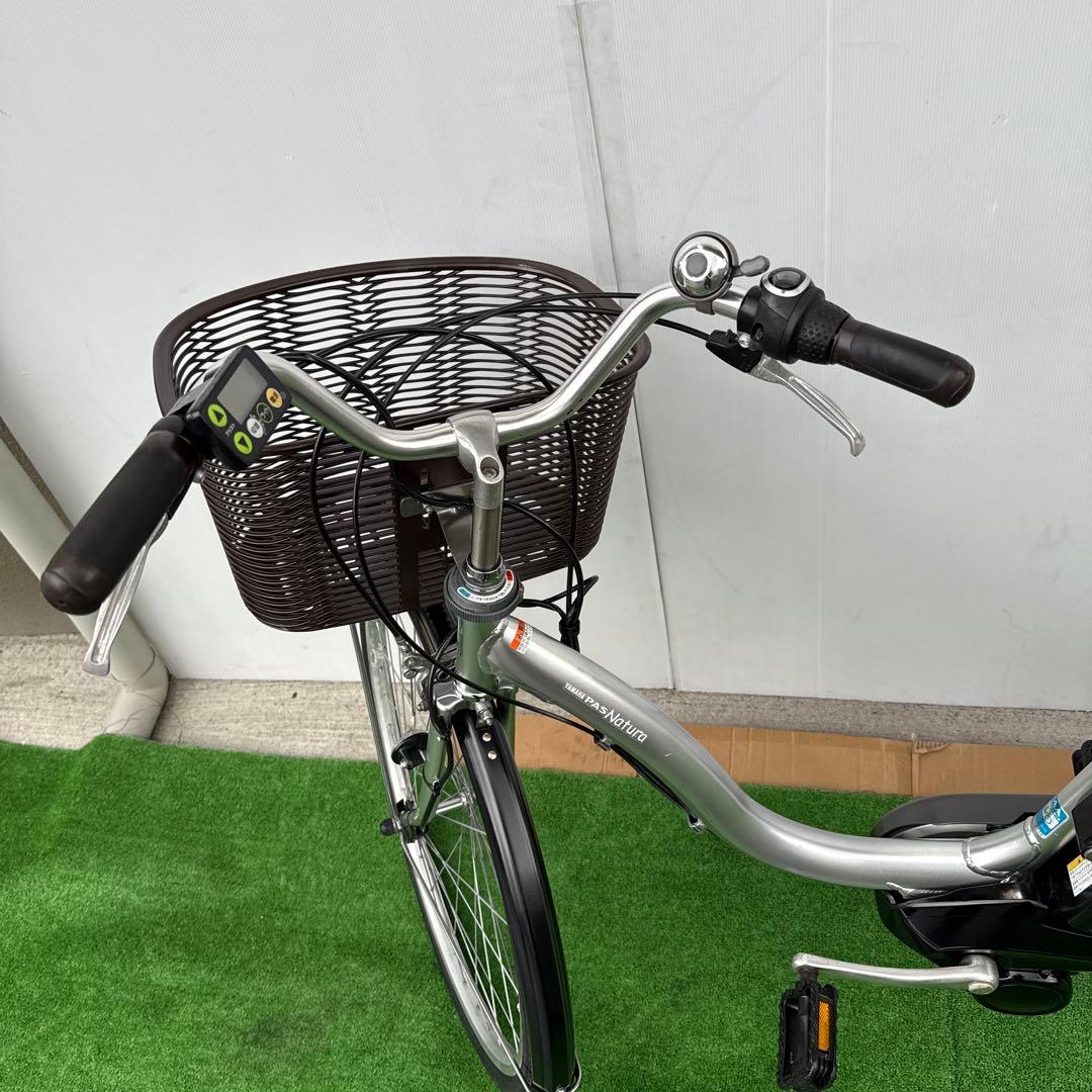 YAMAHAヤマハ電動アシスト自転車26インチ12.3Ah シルバー
