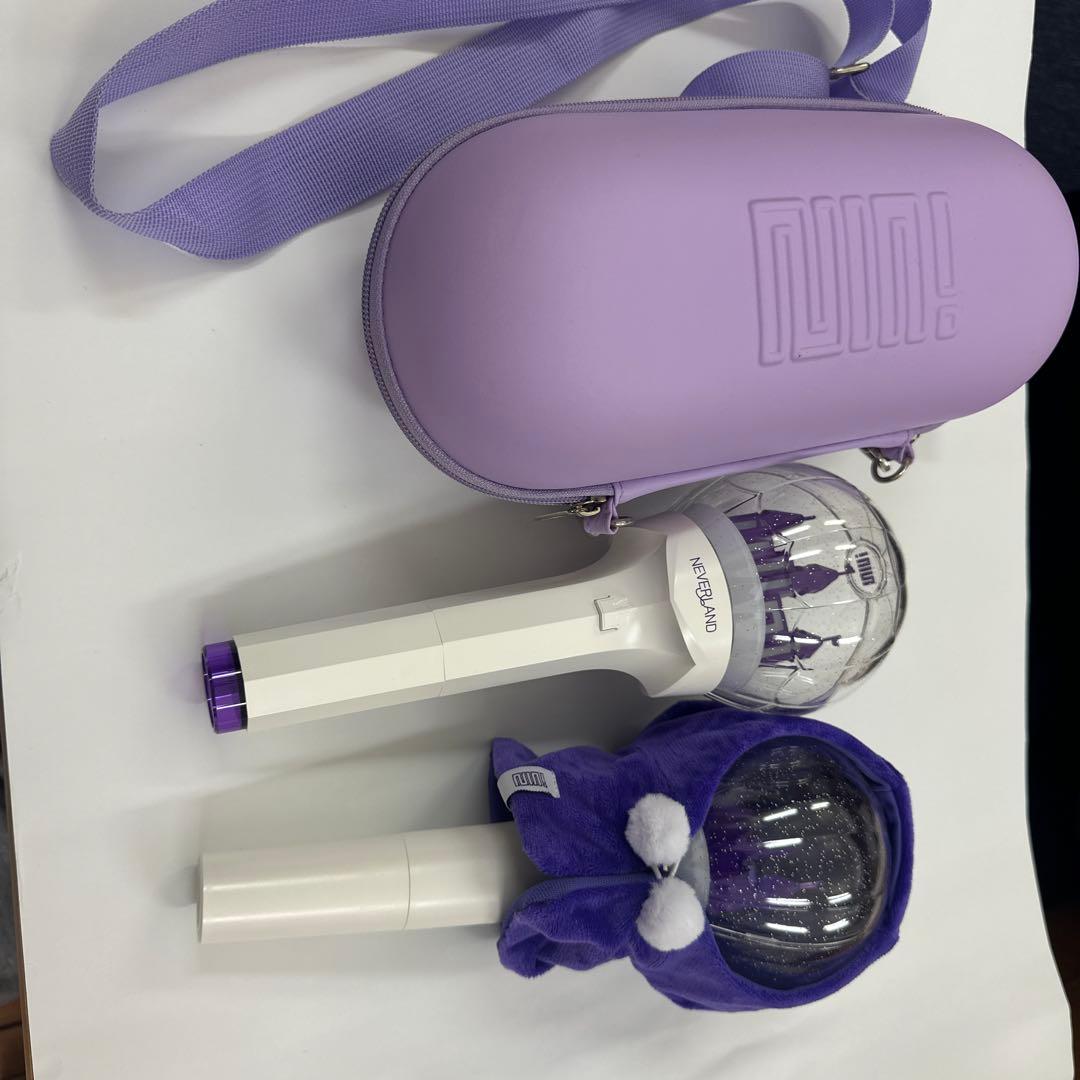 （G)I-DLE NEVERLAND ペンライト ケース付き パープル