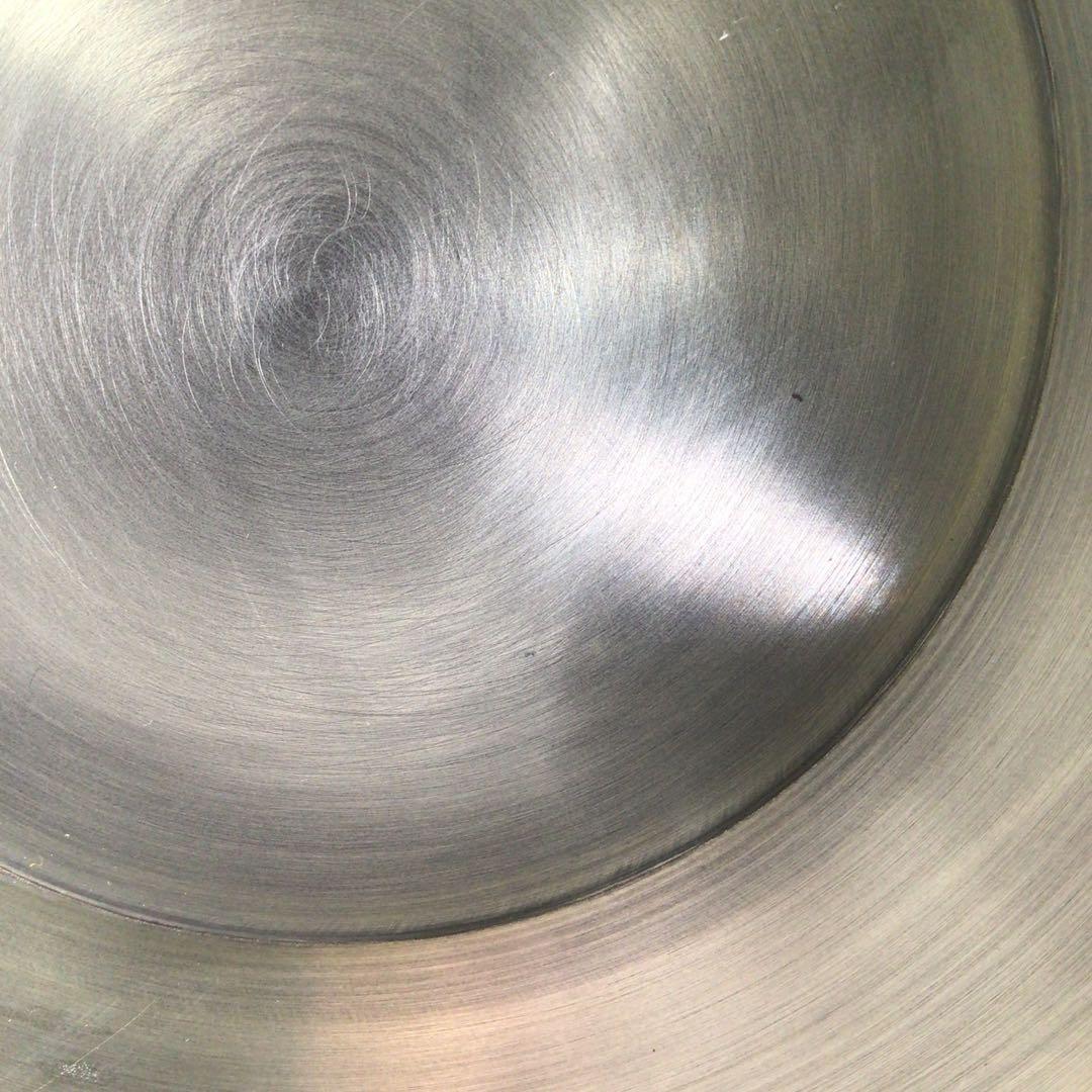 Ｒ５６６　建水　金属製『金谷宗林造』『瓔珞彫』『茶こぼし』　共箱　茶道具