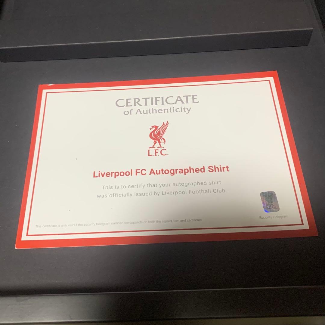 リバプール 24/25 ユニフォーム ファン・ダイク 直筆サイン入り