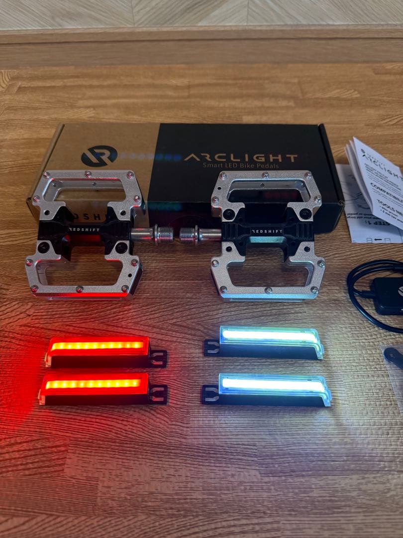 Redshift ライト内蔵ペダル Arclight MTB マウンテン 美品