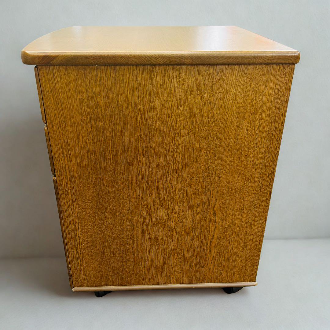 【状態良好】浜本工芸 脇机 サイドワゴン 学習机 たのめる便