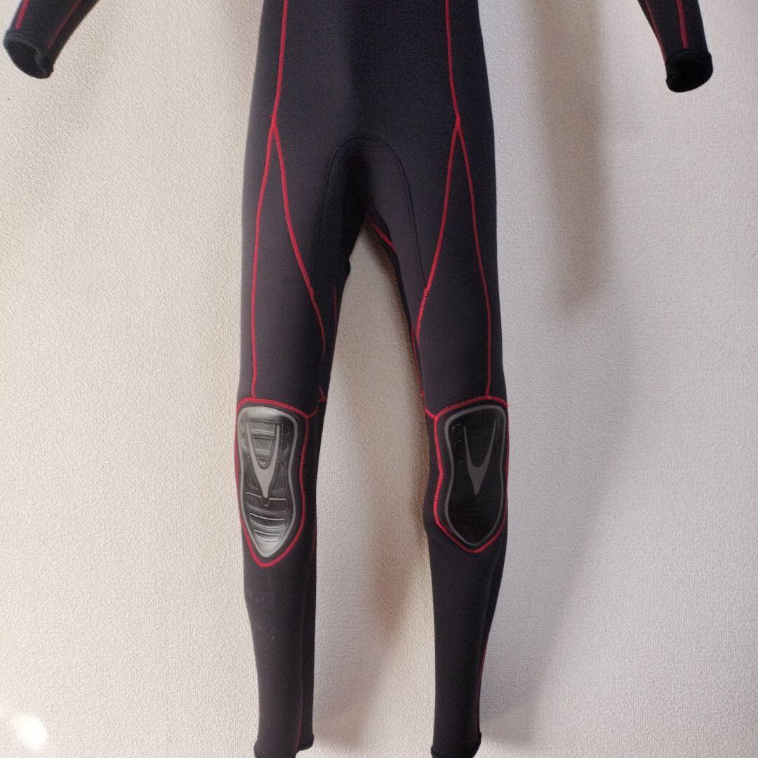 mobbys ウェットスーツ ブラック/レッド　5㍉　11A5（LL）レディース