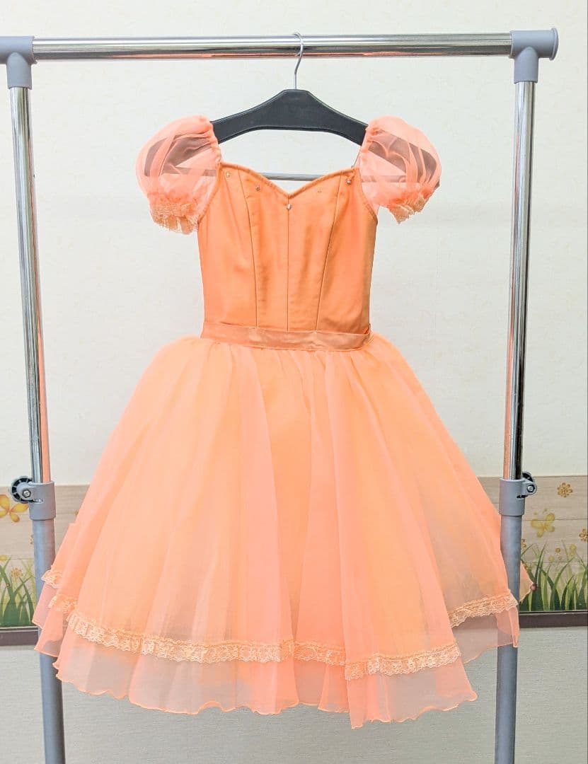 バレエ衣裳/ジュニア 6着セット 頭飾り付き