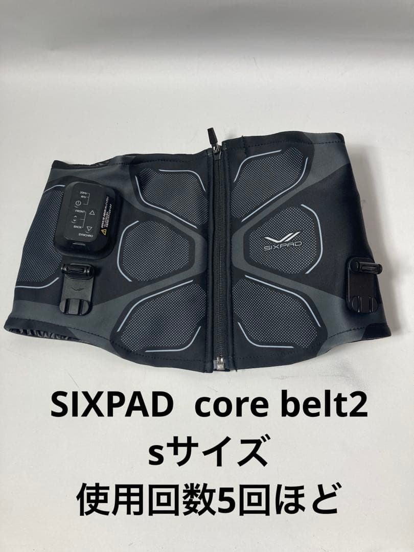 【中古】シックスパッド コアベルト 2 Sサイズ　専用コントローラー付