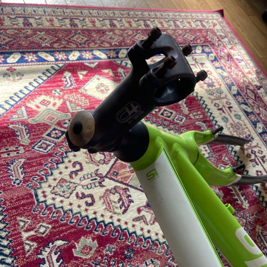 Cannondale グリーン ロードバイクフレーム　キャノンデール