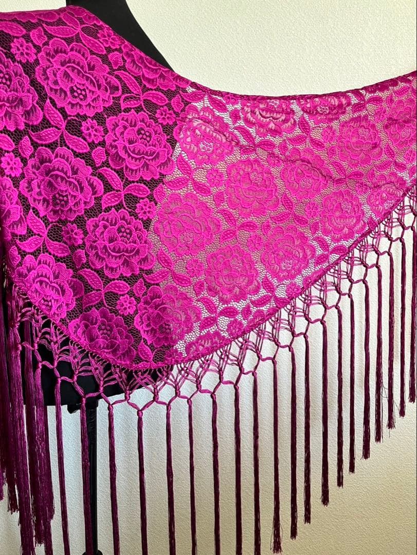 フラメンコ エレガンテレース 包まれBIG ロングフレコシージョ ブーゲンビリア