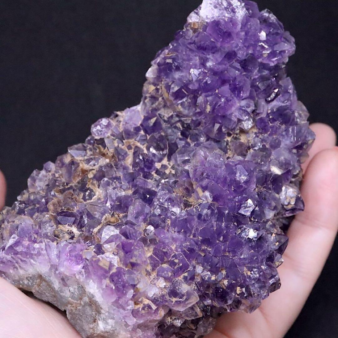 ウルグアイ産 アメジスト クリスタル 452.8g AMT246 天然石 原石