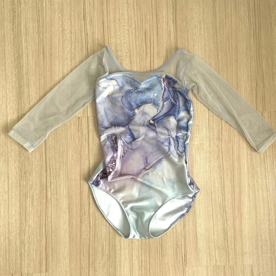 【美品】ウノア unoa 7部袖レオタード　MSサイズ