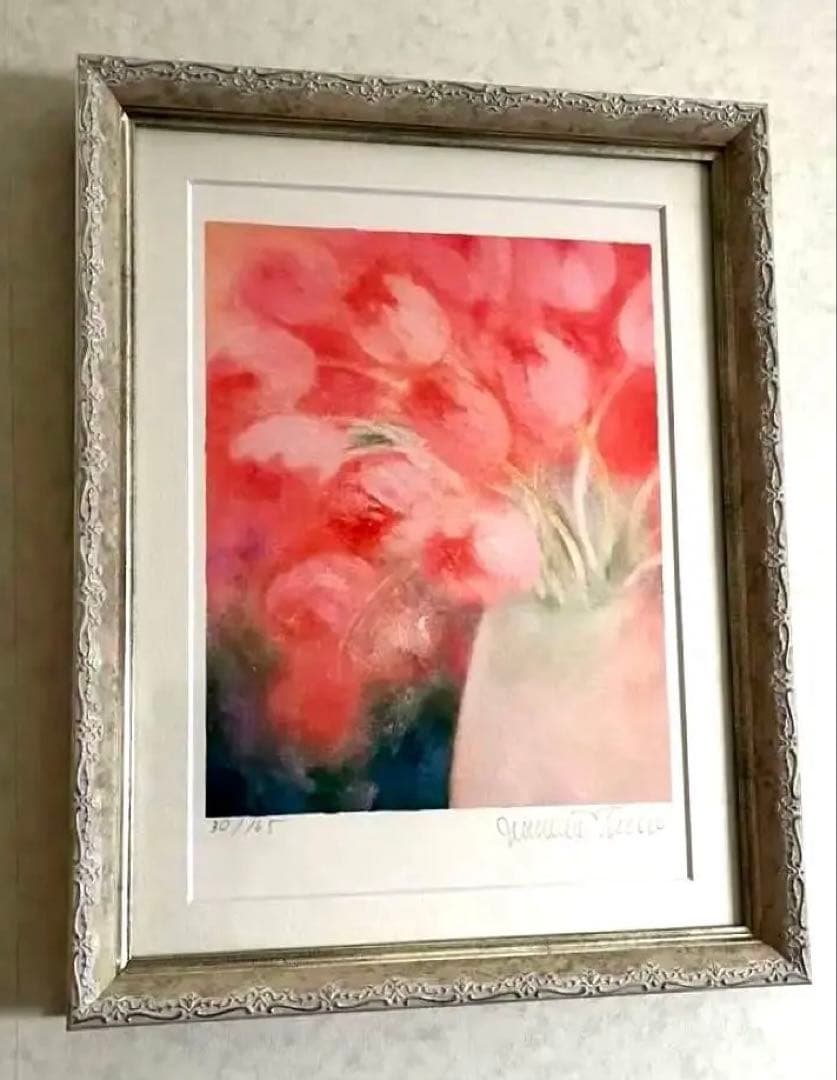 版画　ジニー・キム　直筆サイン　165枚限定ジクレー 新品額入り