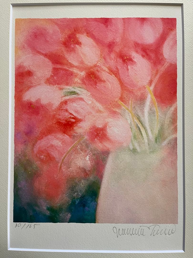 版画　ジニー・キム　直筆サイン　165枚限定ジクレー 新品額入り