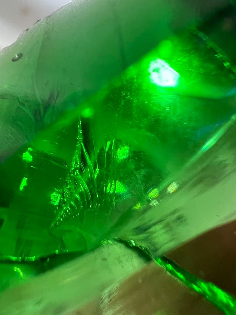 美✨希少✨本物 シエラ産 純正 アンダラクリスタル ✨魔法使いマーリングリーン✨