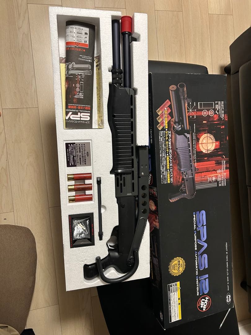 SPAS 12 エアコッキングガン　東京マルイ　ストックつき