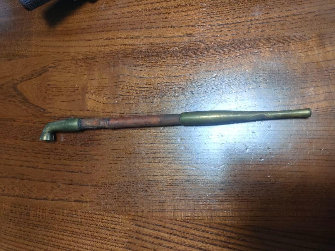 竹製 キセル入れ キセル 彫刻 蟹 煙草入れ 喫煙具 煙管