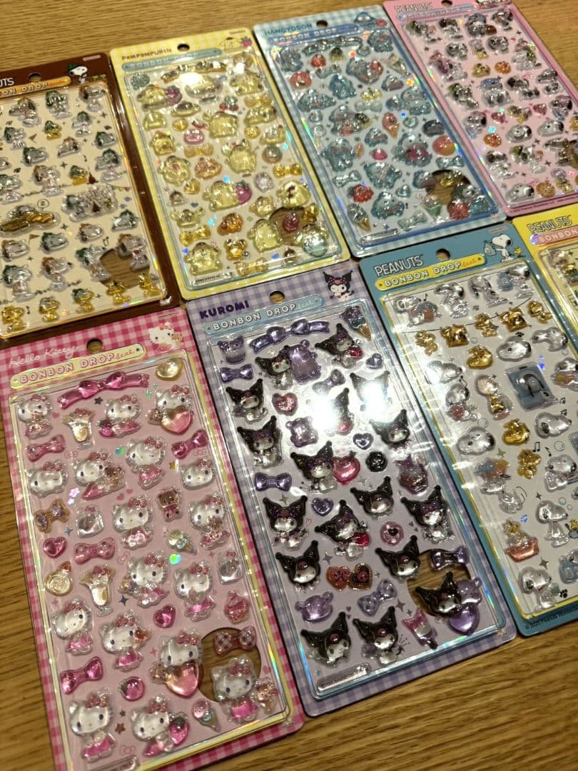 ボンボンドロップシール　8枚