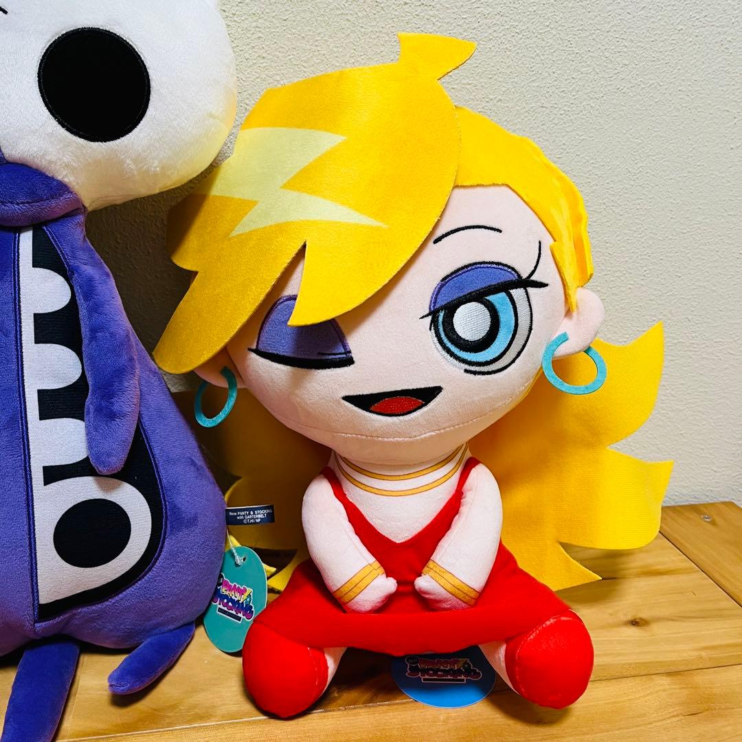 NEWパンティ&ストッキングwithガーターベルト　GiGO　ぬいぐるみ　計３点