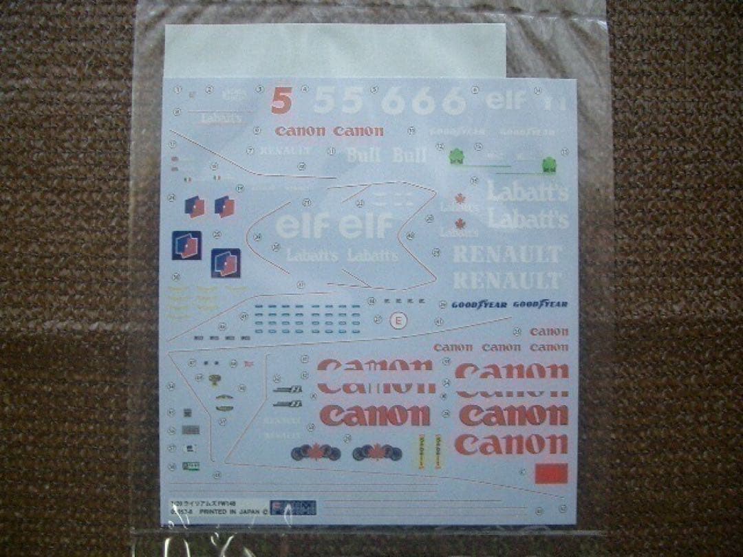 1/20 フジミ ウィリアムズ FW14B グランプリ選択式