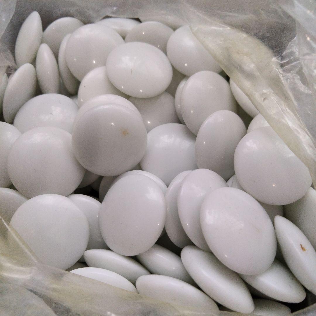 9 囲碁　碁石　日向特製　本蛤碁石　那智黒碁石　34号　練習用