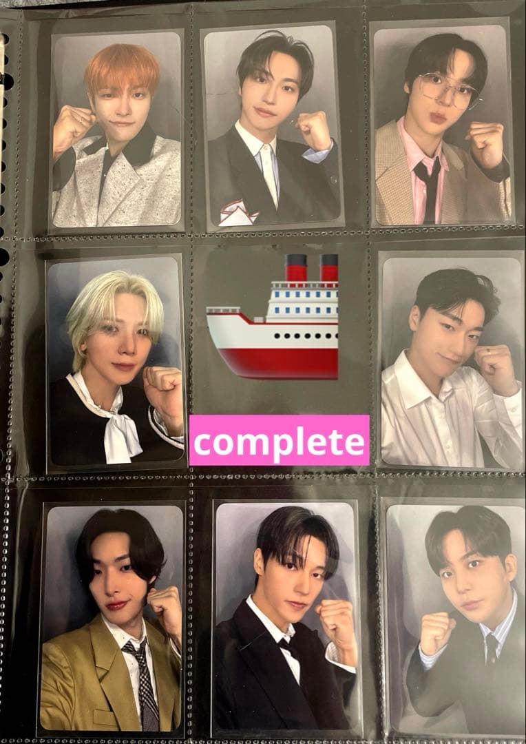 ateez encore anchor クルーズ コンプリート トレカ