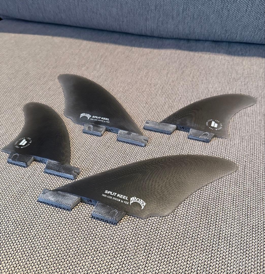 FCS2 メイヘム スプリットキール クアッドフィン