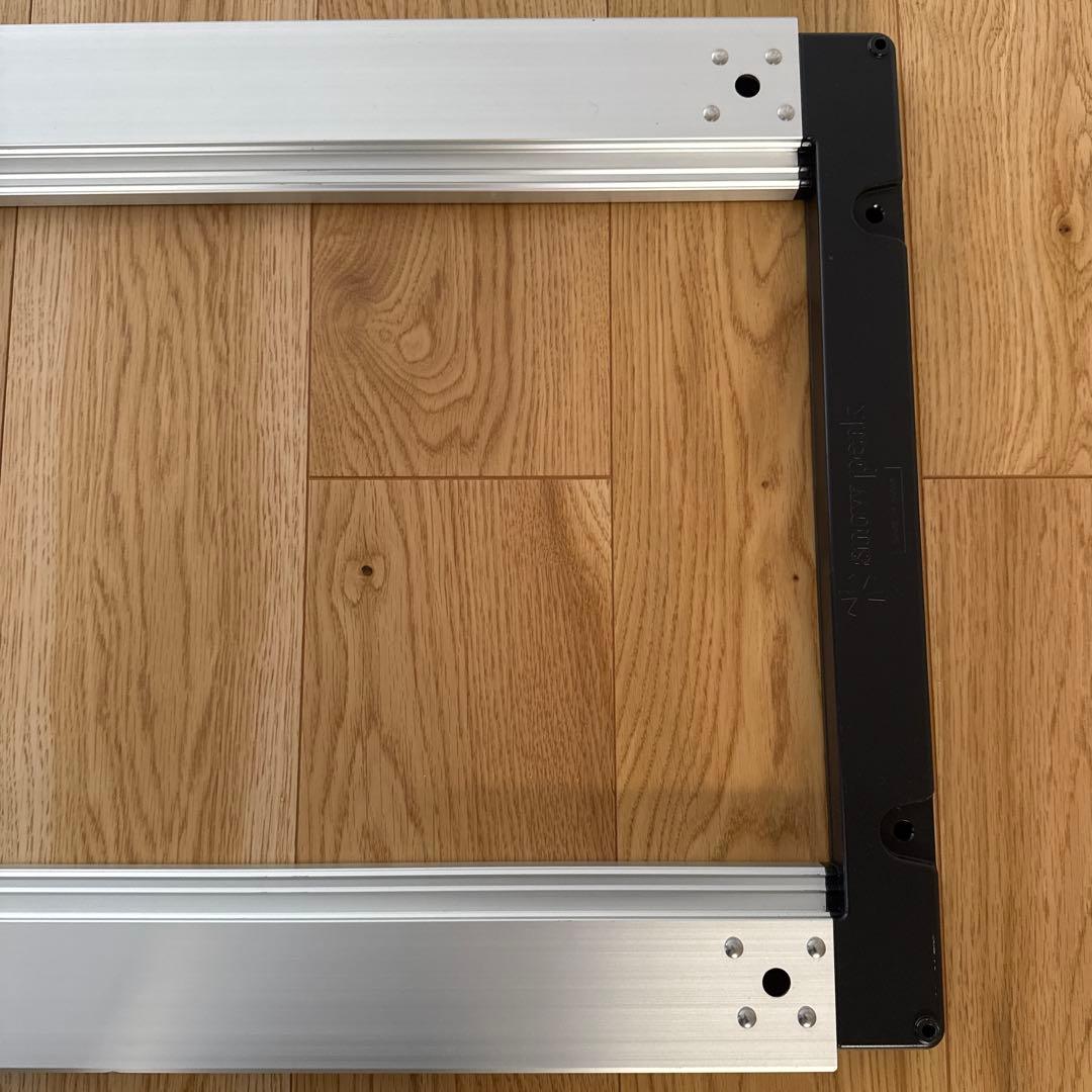 (さすらいのメカニックさん専用)IGTロング400脚4本ウッドテーブルW竹セット