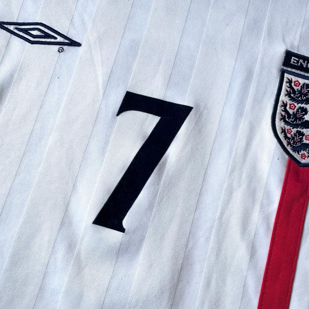 【正規品】デビッド・ベッカム ＃７ イングランド代表 2002W杯モデル