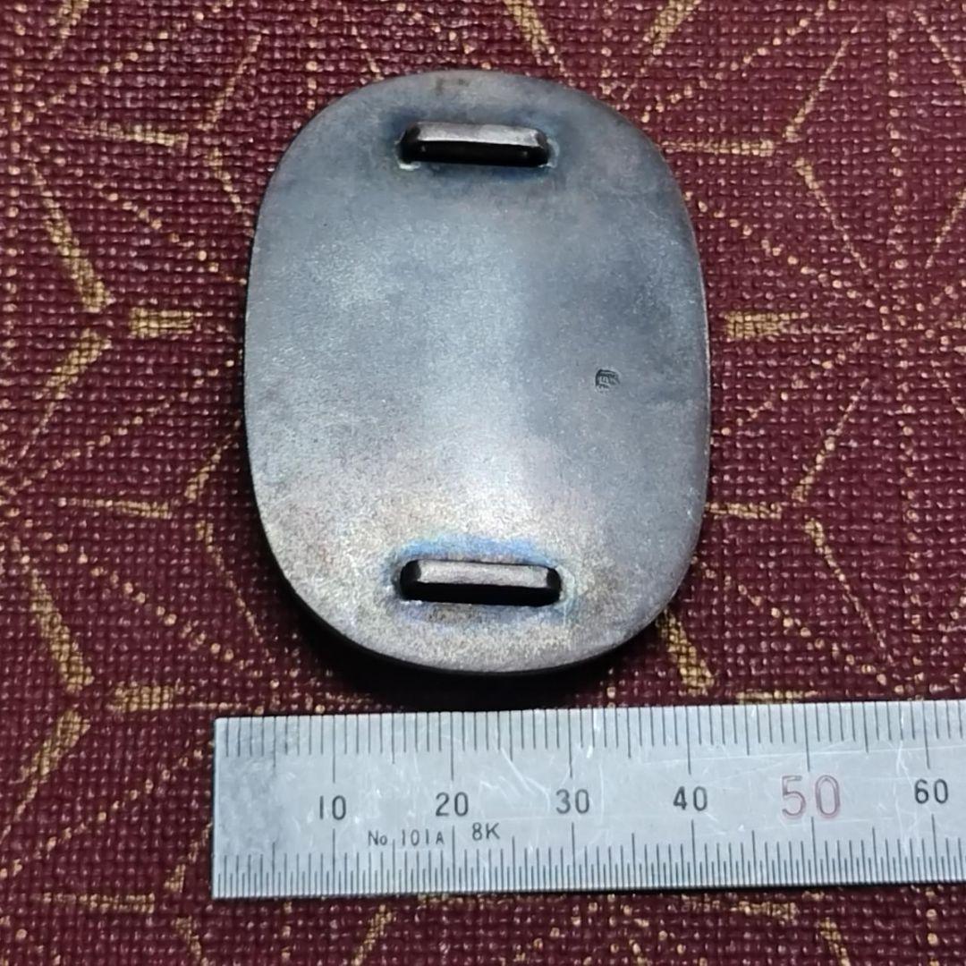 煙草入 前金具 帯留飾 銀製台座