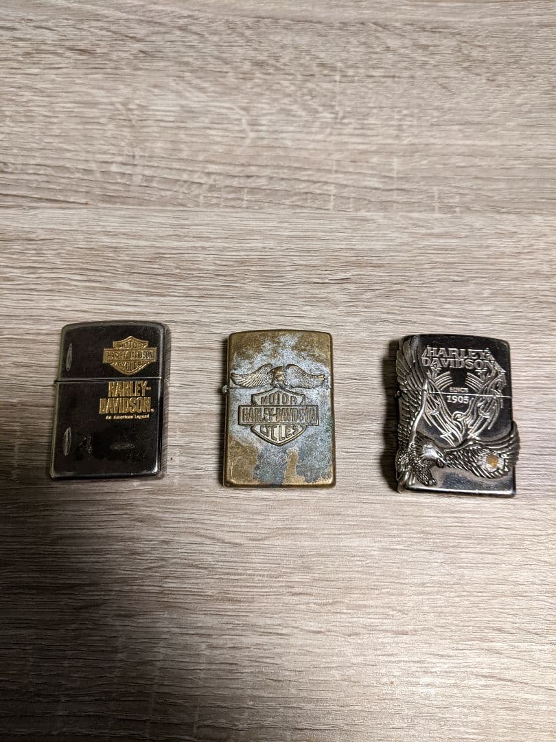 Harley-Davidson ジッポライター 3個セット