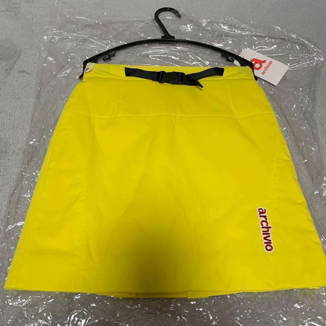 新品未使用タグ付きarchivio アルチビオ レディーススカート36 イエロー