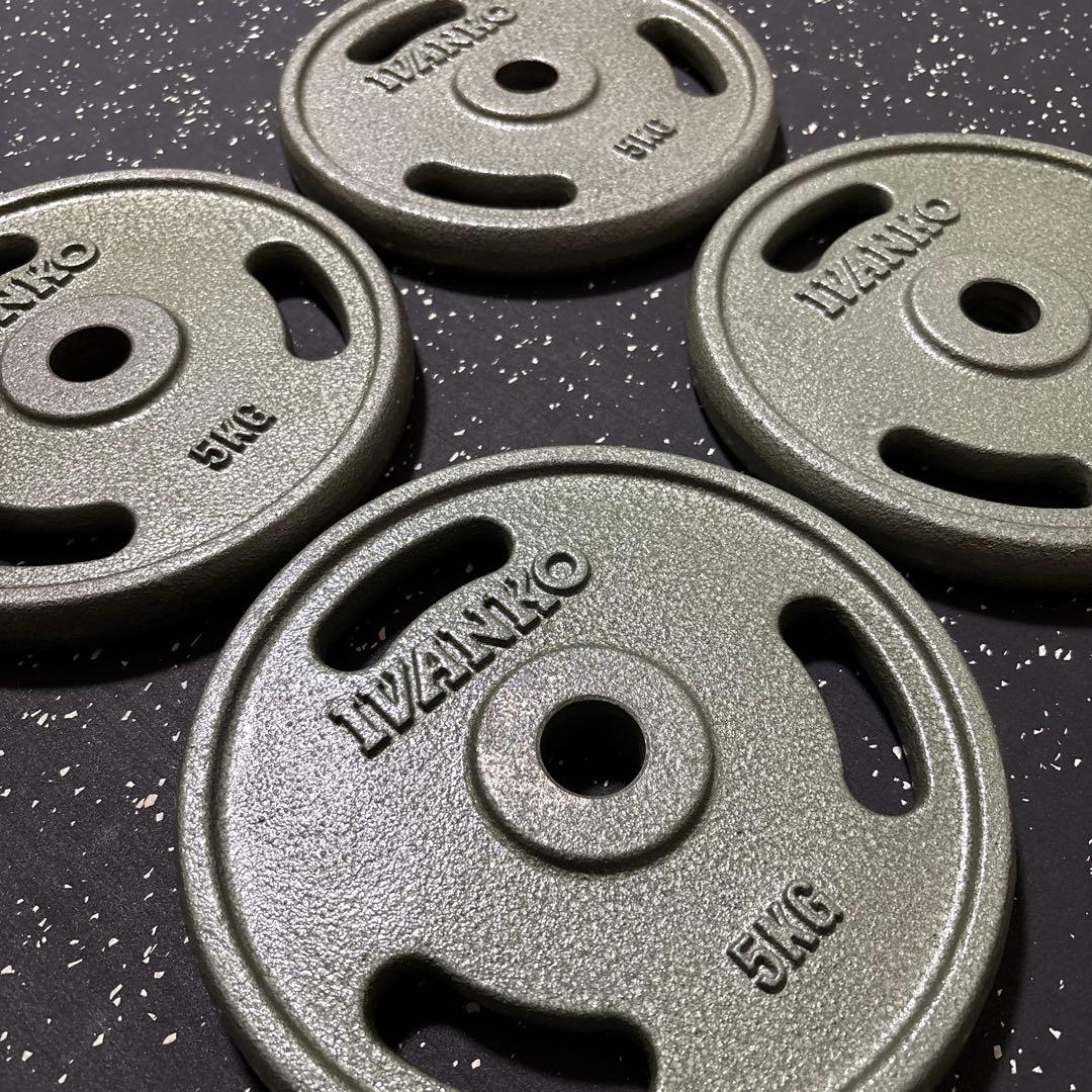 IVANKO ペイントEZグリッププレート 5kg 4枚セットΦ28mm ③