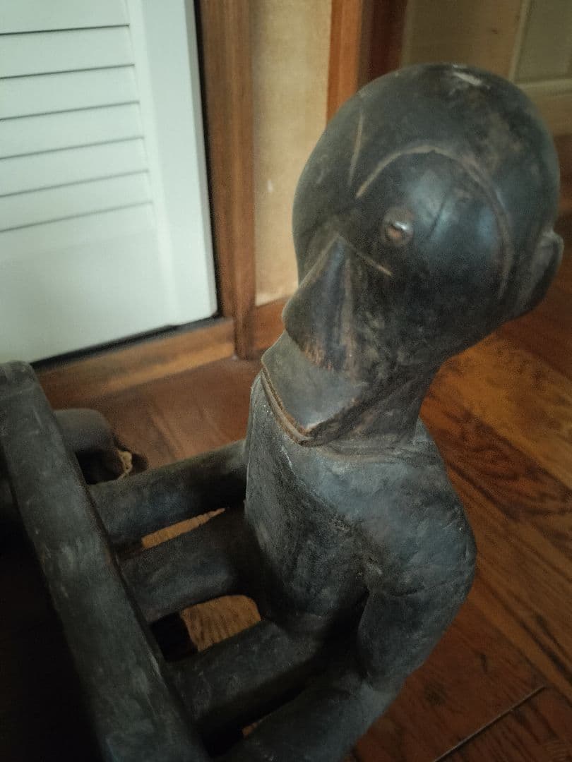 木製彫刻楽器 ダークブラウン