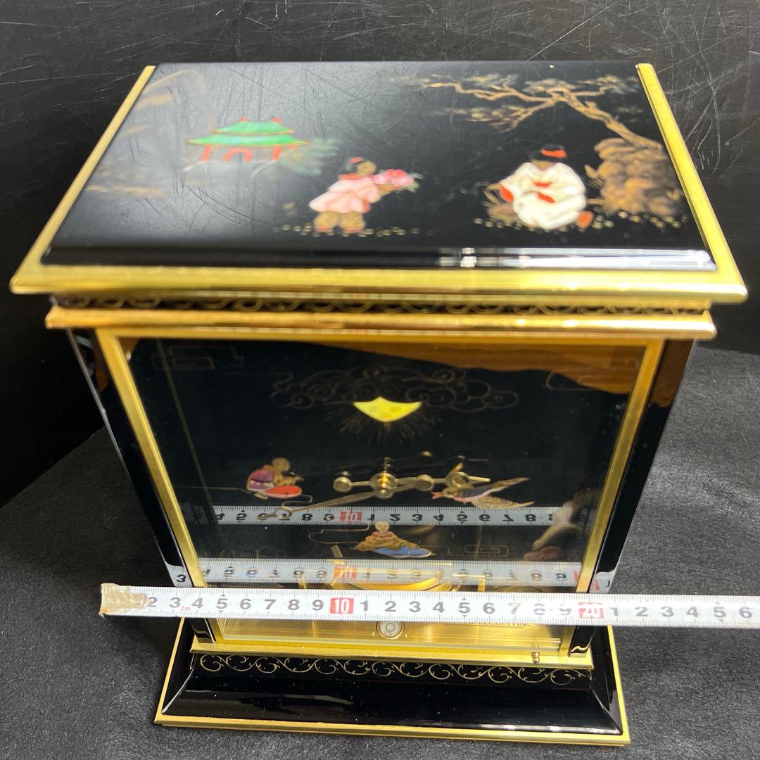 ジャガールクルト　アトモス　蒔絵最高級　時計　高さ27.5㎝幅22.5㎝チエウ