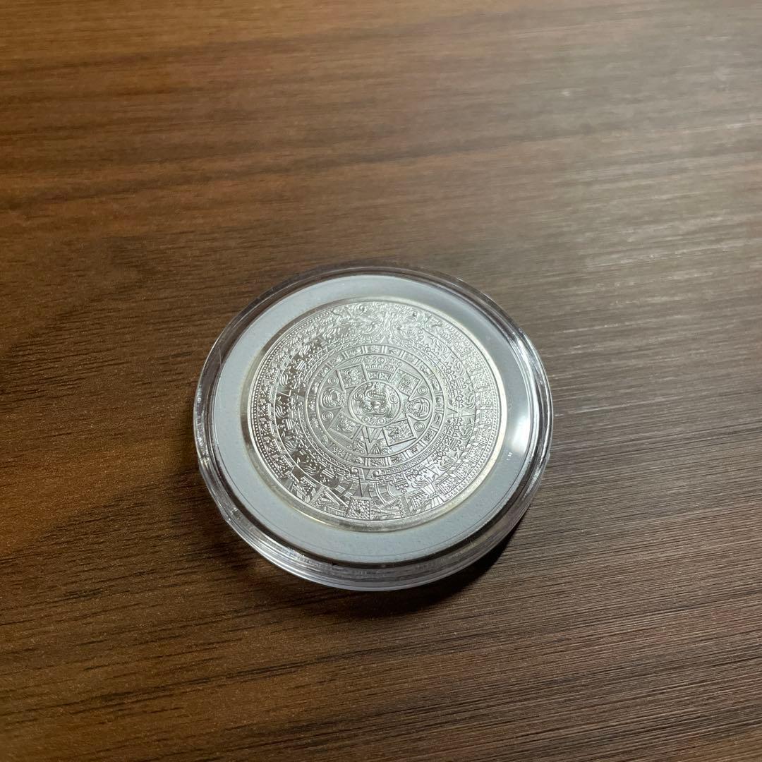 アメリカ「アステカ暦」純銀 1オンス銀貨 メダル