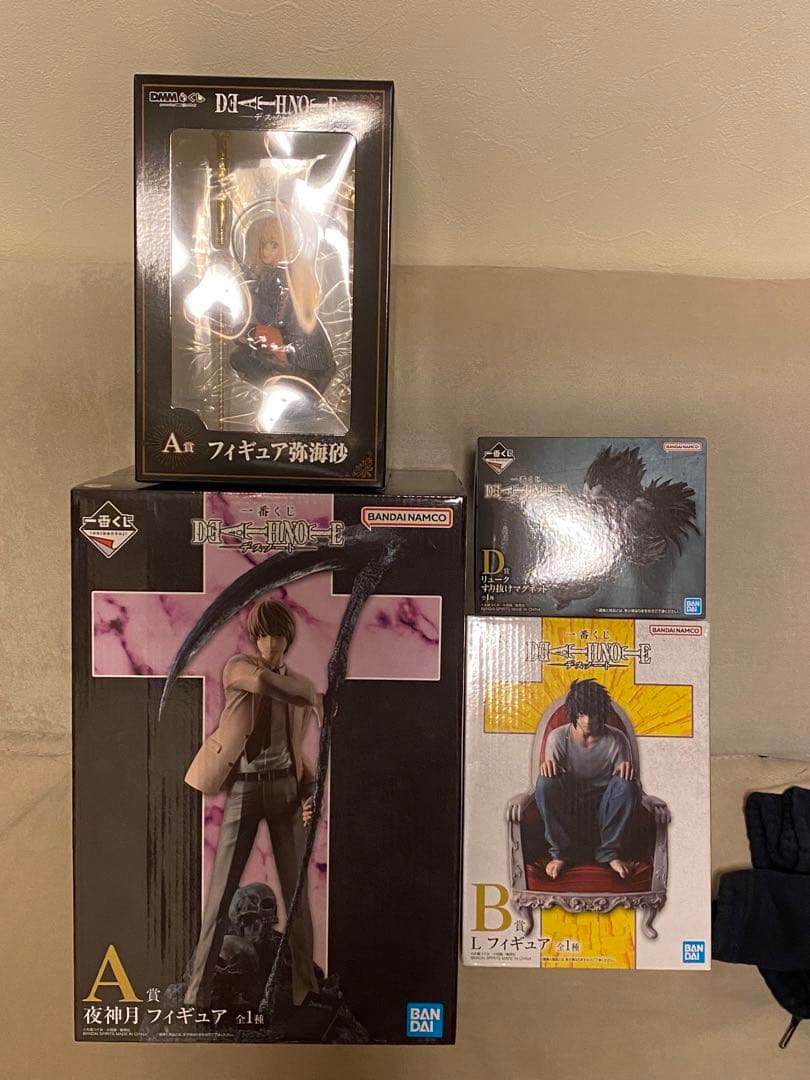 一番くじ　DMMくじ　デスノート DEATH NOTE 夜神月　弥海砂　L