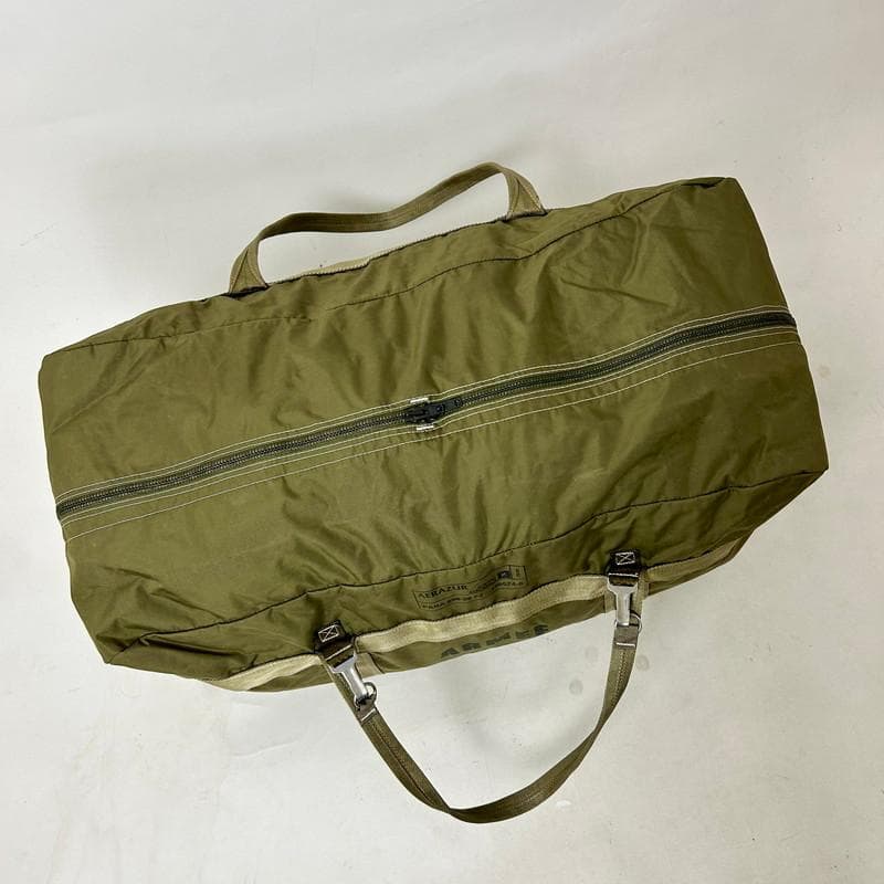 【希少】フランス軍 AERAZUR パラシュートバッグ 65L 金属製ジッパー