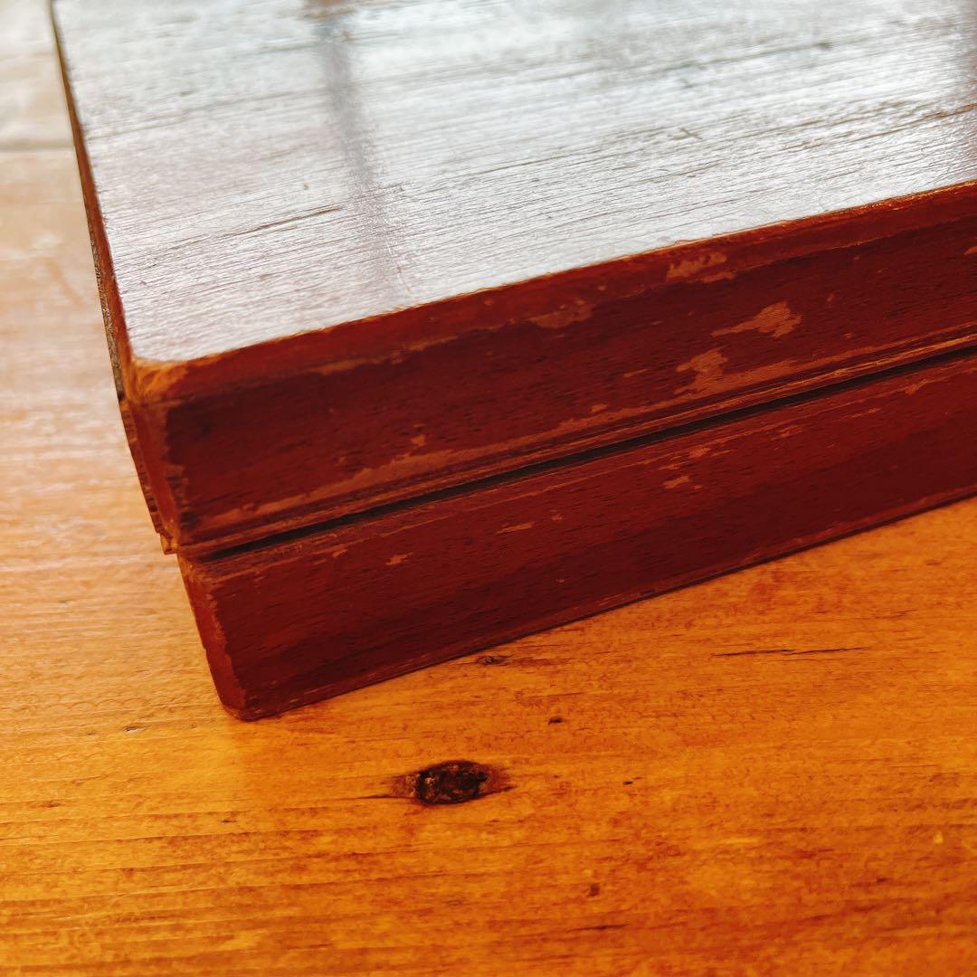 フランス　良いアンティーク感のウッドボックス