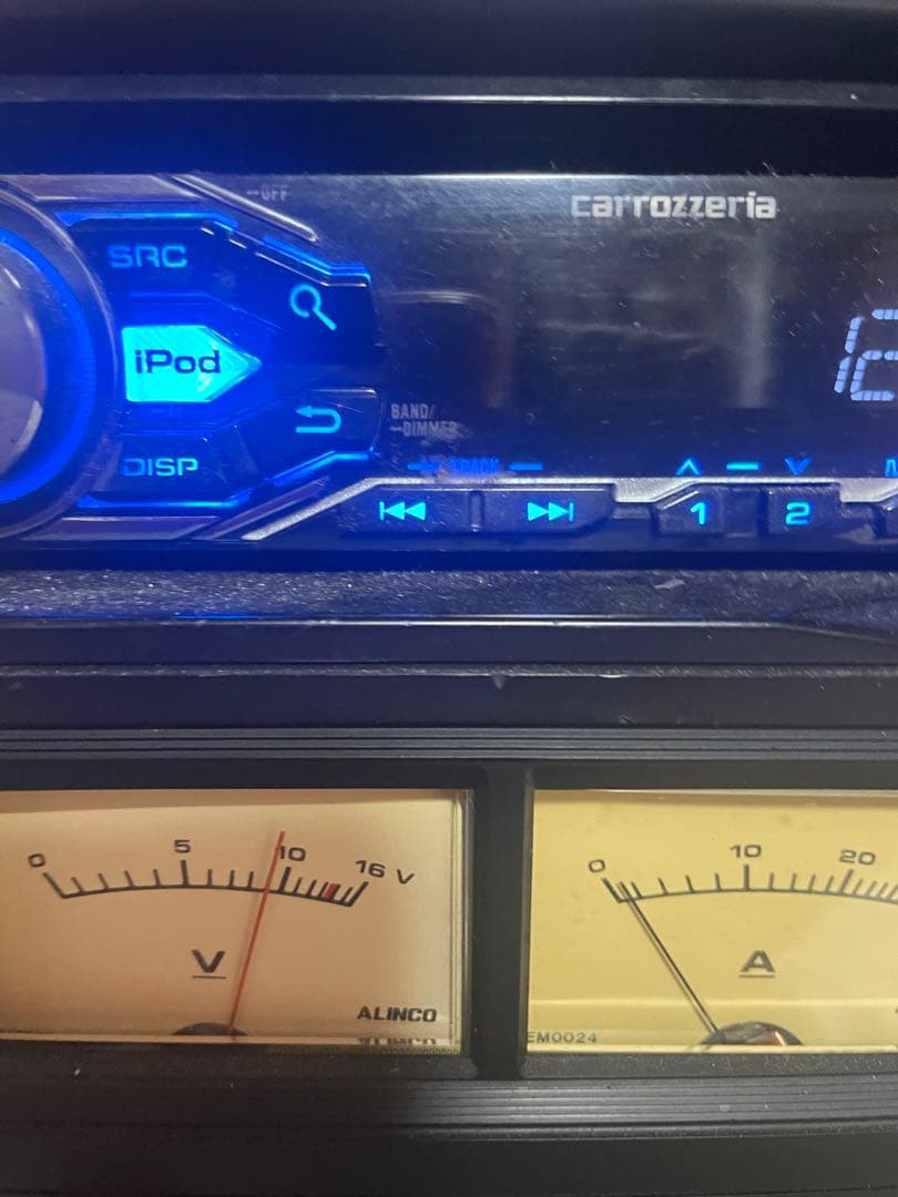 FT-715 FM受信機セット カロッツエリアCD 三洋箱型スピカー
