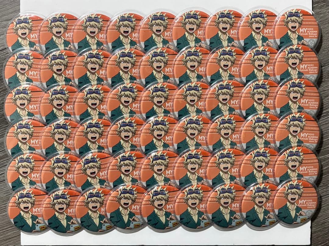 爆豪 ヒロフェス 缶バッジ 54個セット