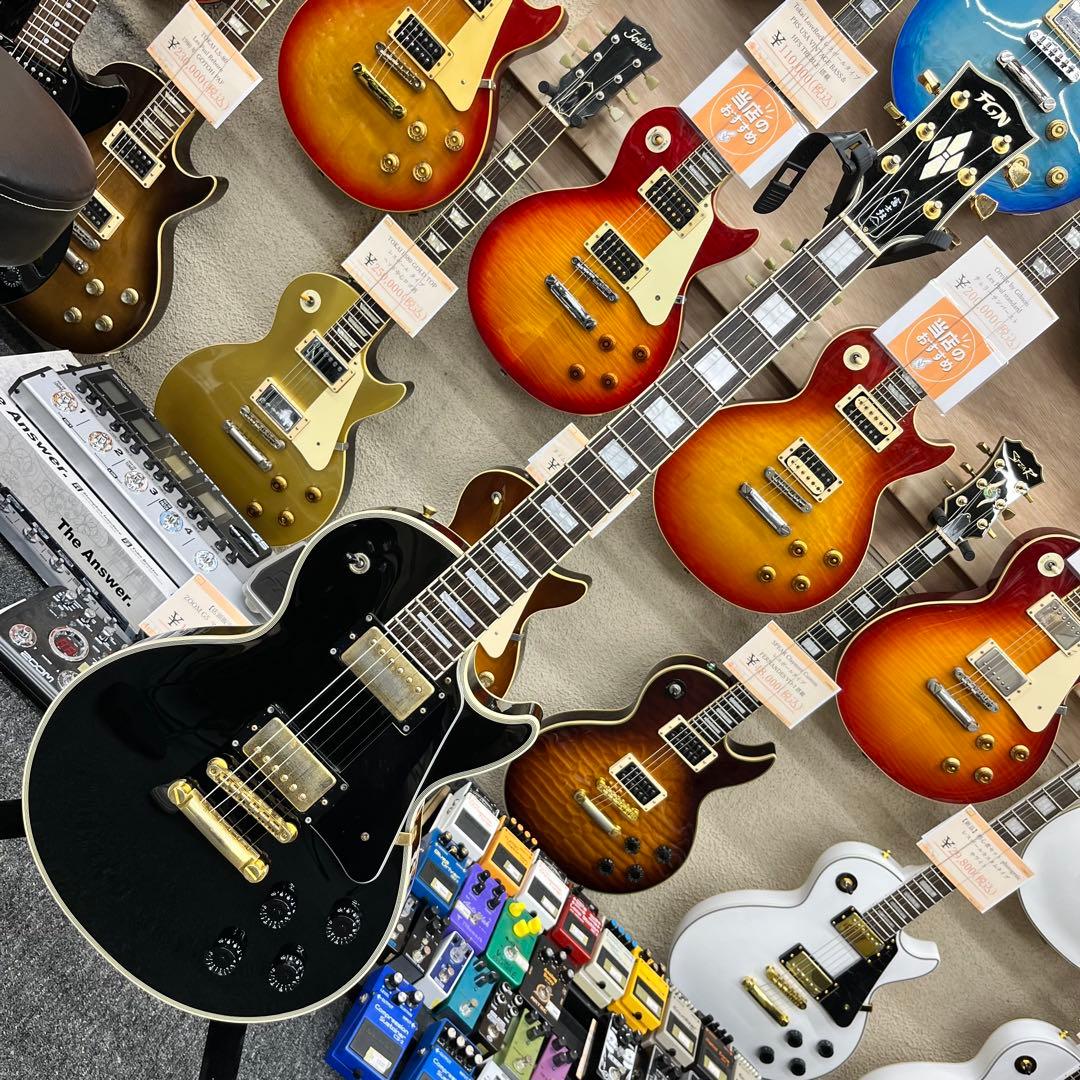 【11546】FGN Fujigen レスポール カスタム タイプ ブラック